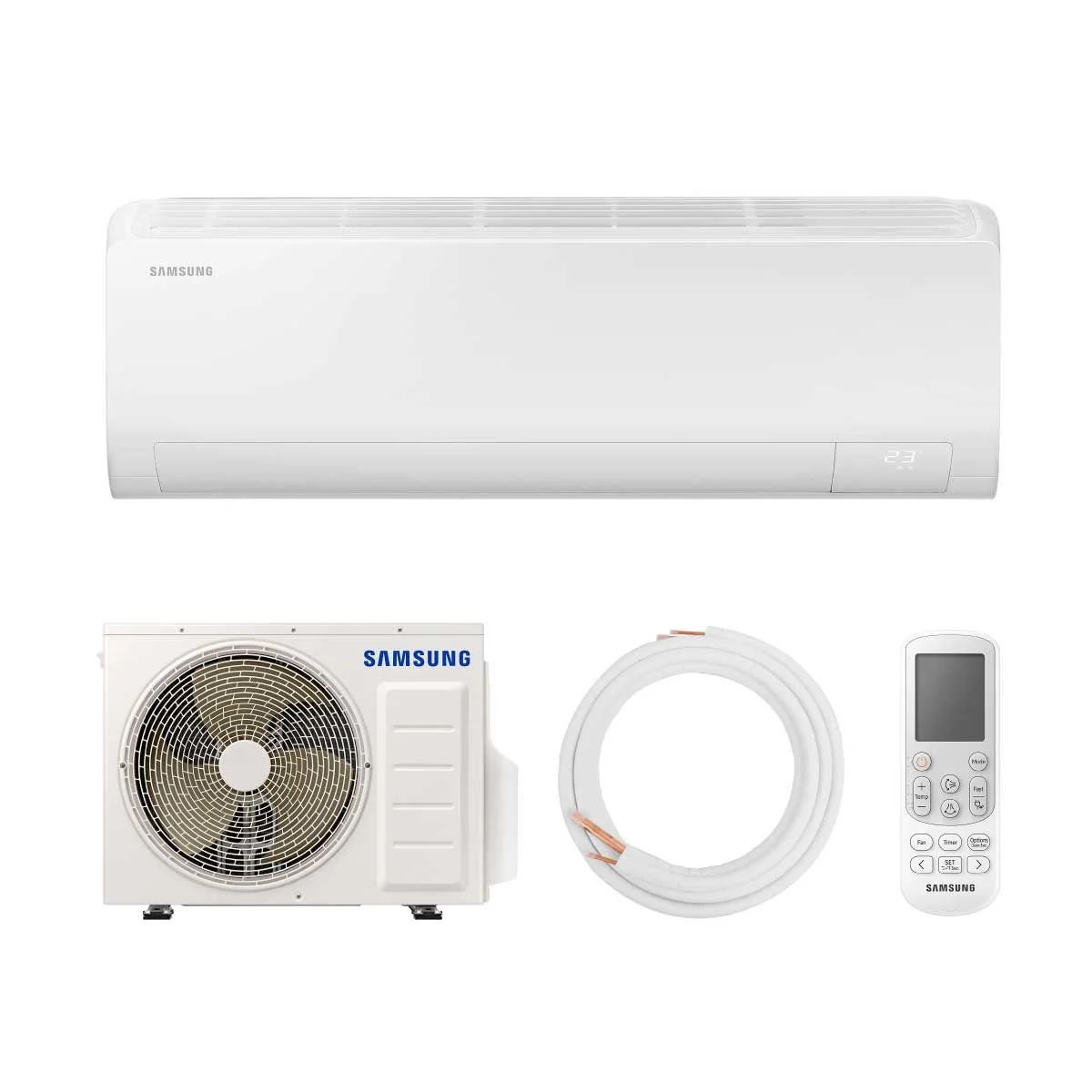 แอร์ SAMSUNG S-INVERTER Lite น้ำยา R32 คอยล์ทองแดง 100% รุ่นใหม่ล่าสุดปี 2022 รับประกันอะไหล่ 1 ปี คอมเพลสเซอร์ 10 ปี ผ่อน 0% นาน 6 เดือน (ใช้บัตร +3%)